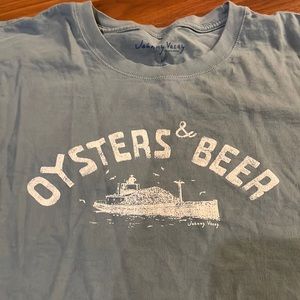 Oysters and Beer Cotton t-shirt, purchased on Cape Cod